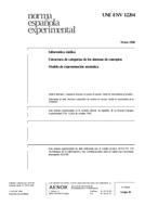 UNE-ENV 12264:1998 (18.5.1998)