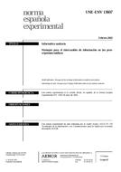 UNE-ENV 13607:2002 (28.2.2002)