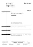 UNE-ISO 1003:2009 (28.10.2009)