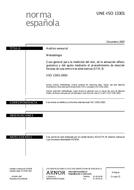 UNE-ISO 13301:2007 (5.12.2007)