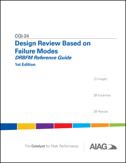 AIAG Design Review Based on Failure Modes (DRBFM Reference Guide) img