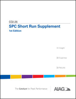 AIAG SPC Short Run Supplement (1.2.2016)