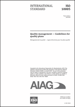 AIAG Quality Management Systems - Guidelines For Quality Plans (1.6.2018)