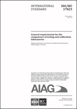 AIAG General Requirements for the Competence of Testing (1.11.2017)