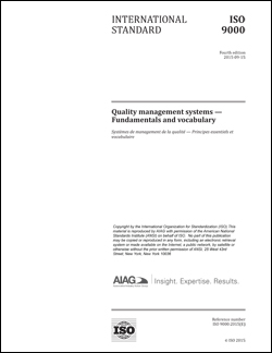 AIAG Quality Management Systems - Fundamentals and Vocabulary (1.9.2015)