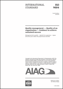 AIAG Quality Management - Quality of an Organization (1.4.2018)