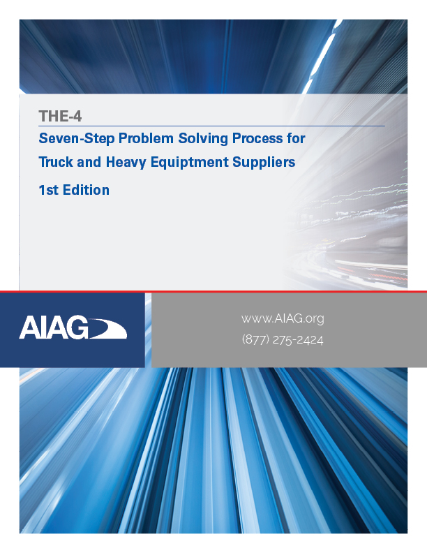 AIAG 7-Step Problem Solving Process for TH&E Suppliers img